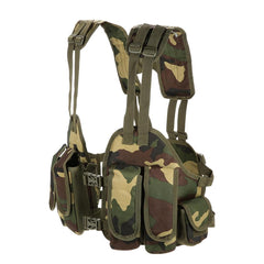 Outdoor Tactical Chest Rig Adjustable Padded Modular Military Vest Mag Pouch Magazine Holder