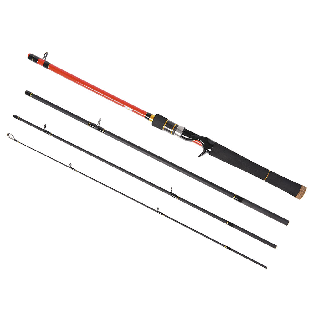 Spinning Casting Fishing Rod 4 Sections High Carbon Rods Fishing Tackle