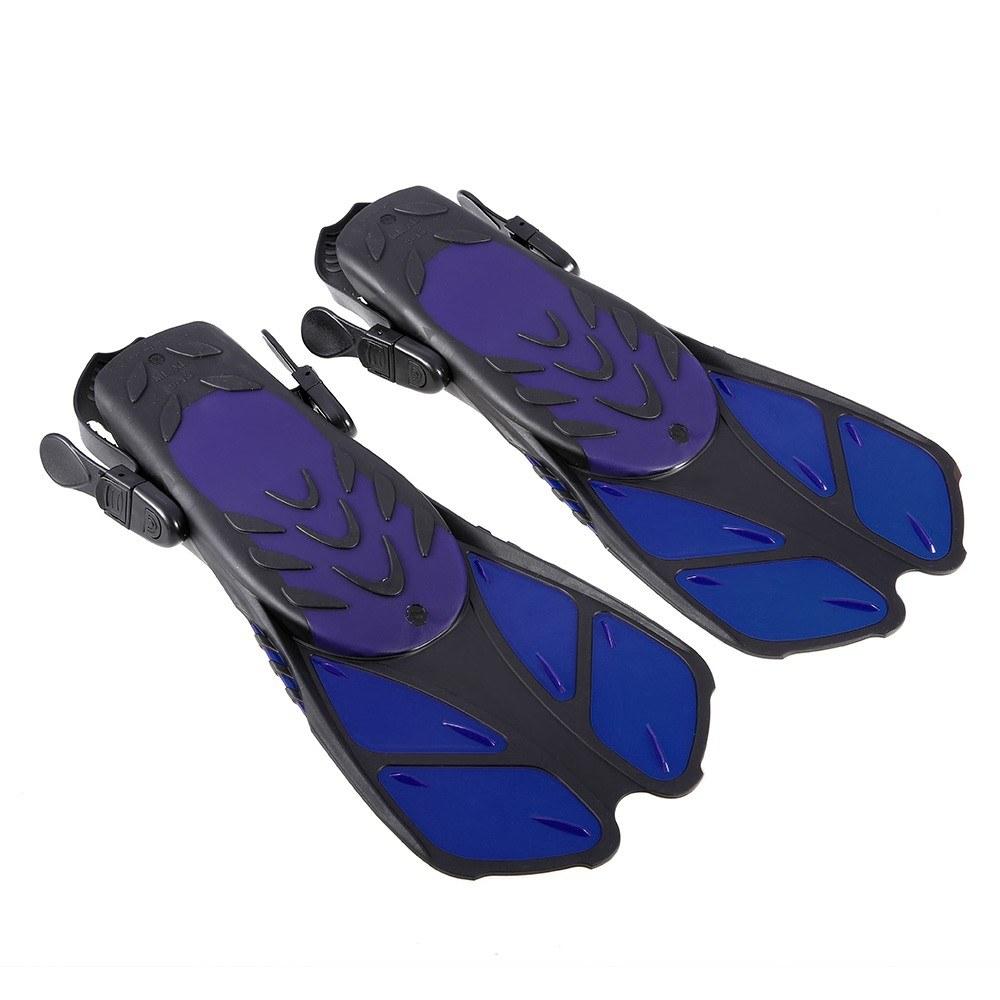 Swim Fins Floating Training Fin Flippers with Adjustable Heel for Swimming Diving Snorkeling Water Sports