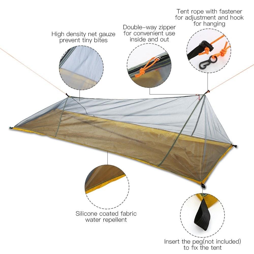 Outdoor Camping Tent Ultralight Mesh Mosquito Insect Bug Repellent Net