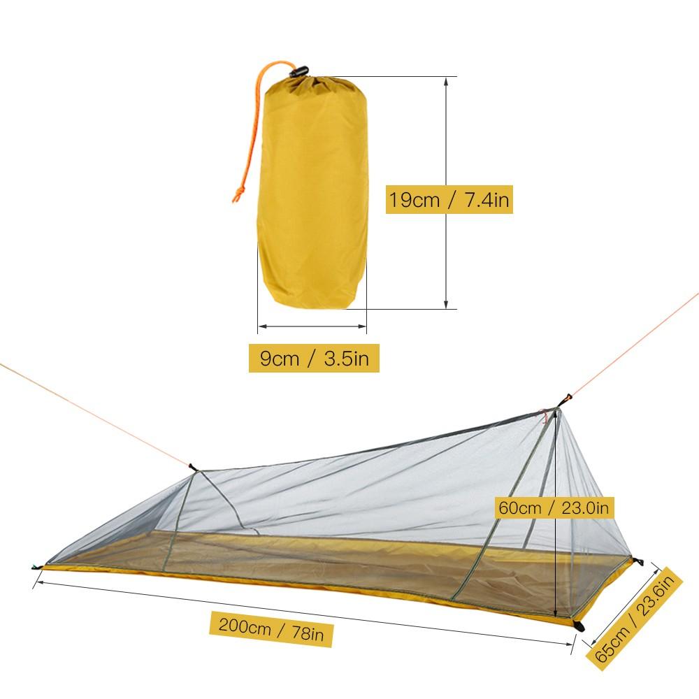 Outdoor Camping Tent Ultralight Mesh Mosquito Insect Bug Repellent Net