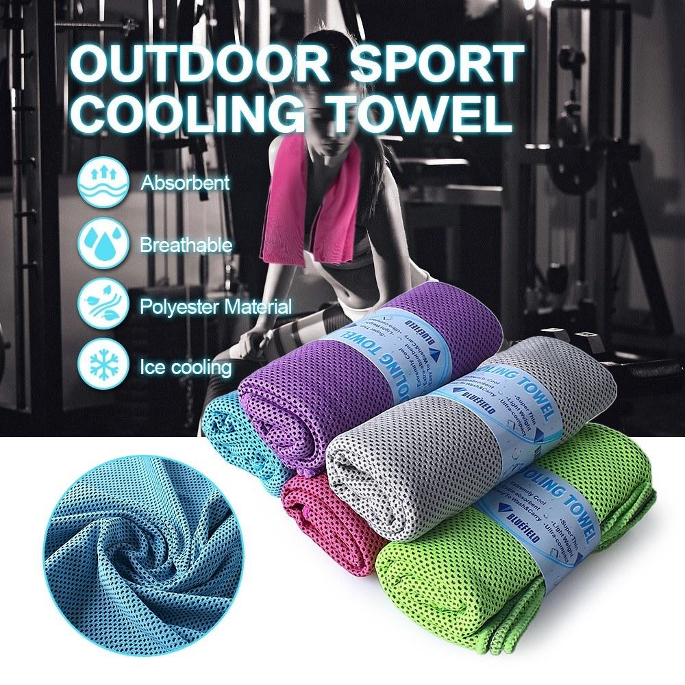 Sport Cooling Towel Microfiber Quick Dry for Travel Hiking Camping Yoga Fitness Gym Running