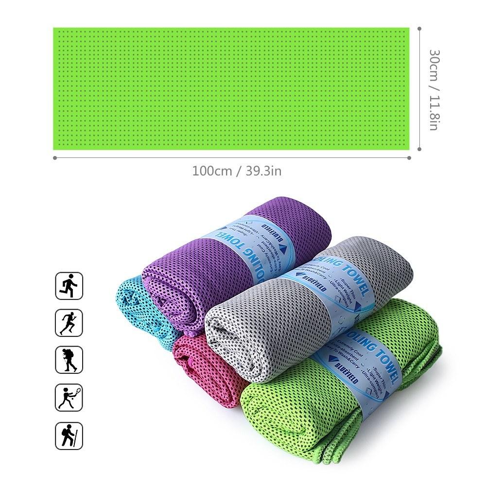 Sport Cooling Towel Microfiber Quick Dry for Travel Hiking Camping Yoga Fitness Gym Running