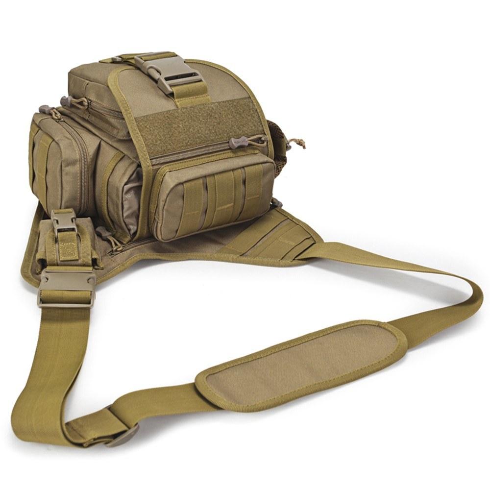 Outdoor Saddle Bag SLR Camera Multi-functional Single Shoulder Water-resistant Backpack Camouflage