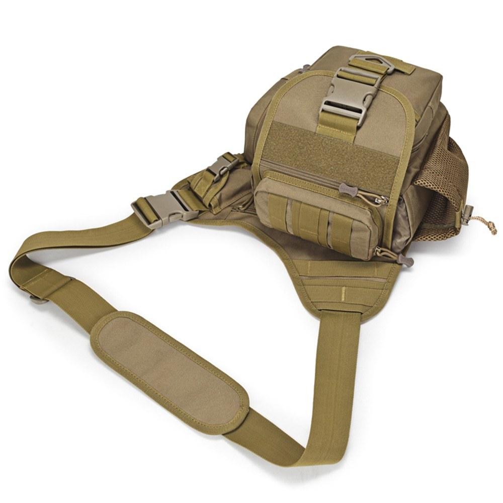 Outdoor Saddle Bag SLR Camera Multi-functional Single Shoulder Water-resistant Backpack Camouflage