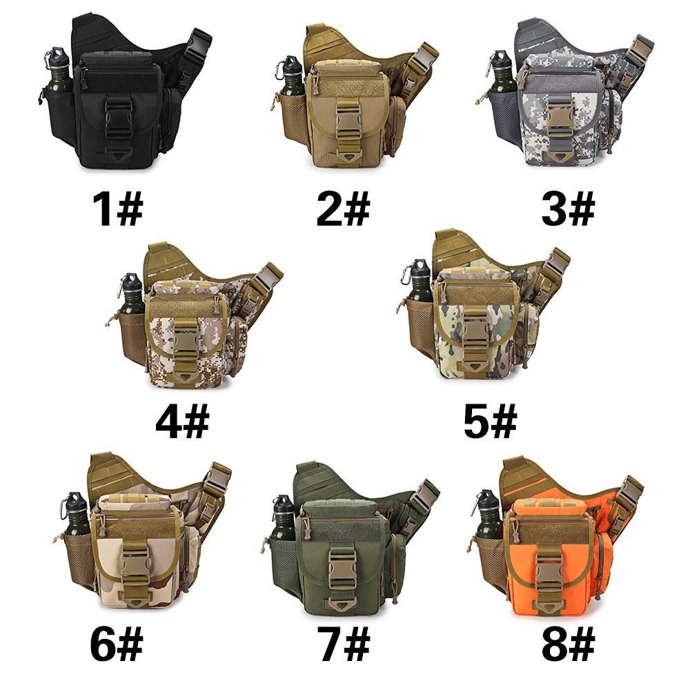 Outdoor Saddle Bag SLR Camera Multi-functional Single Shoulder Water-resistant Backpack Camouflage