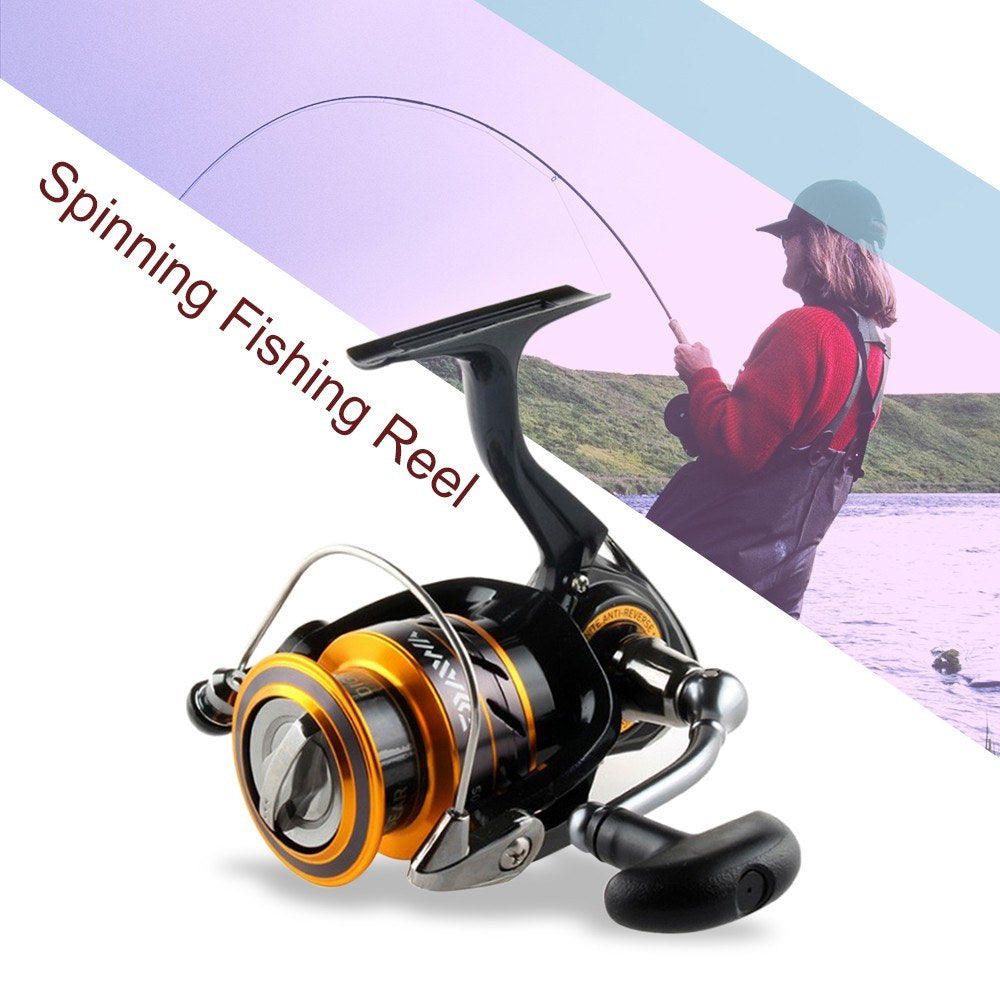 Spinning Fishing Reel 5.3:1 Gear Ratio Reel Left / Right Interchangeable Fishing Reel