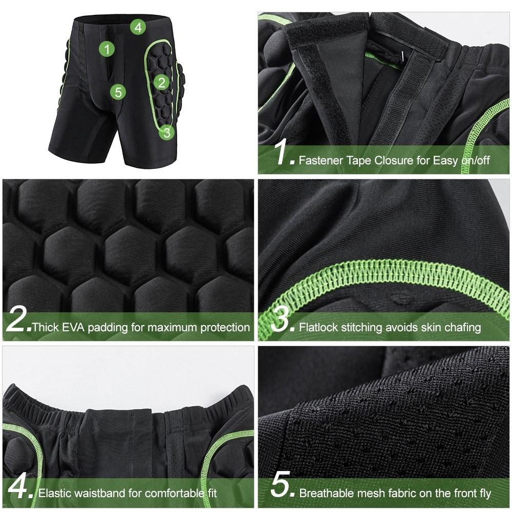 Women's Hip Butt Protection Padded Shorts Armor Pad