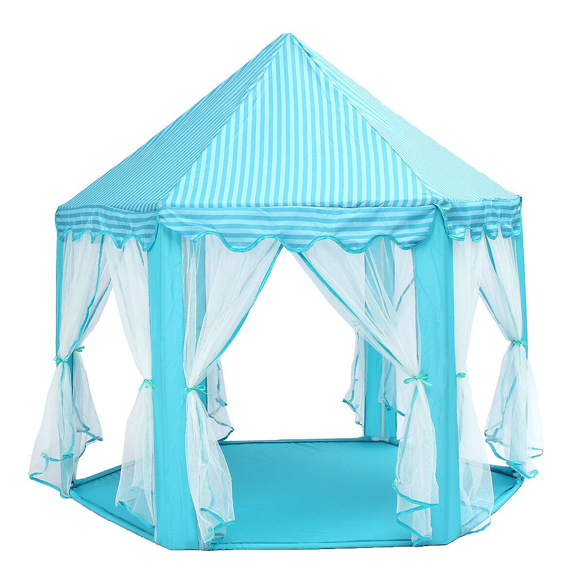 Portable Princess Castle Play Tent Activity Fairy House Fun Toy 55.1x55.1x53.1 Inch