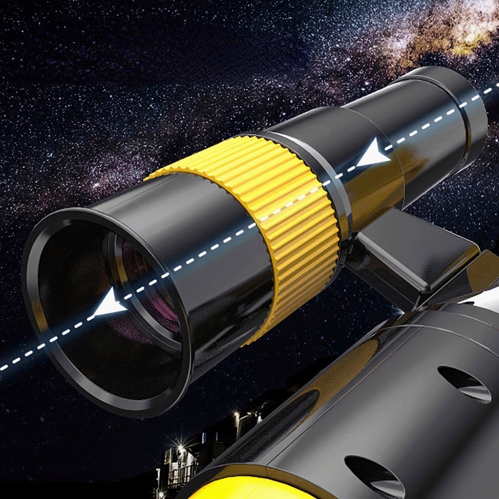Portable Astronomical Telescope With 3 Eyepieces And Adjustable Tripod