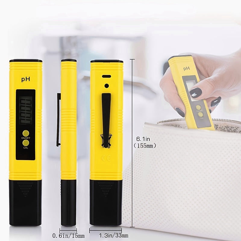 PH Meter for Water Hydroponics Digital PH Tester Pen Pocket Size