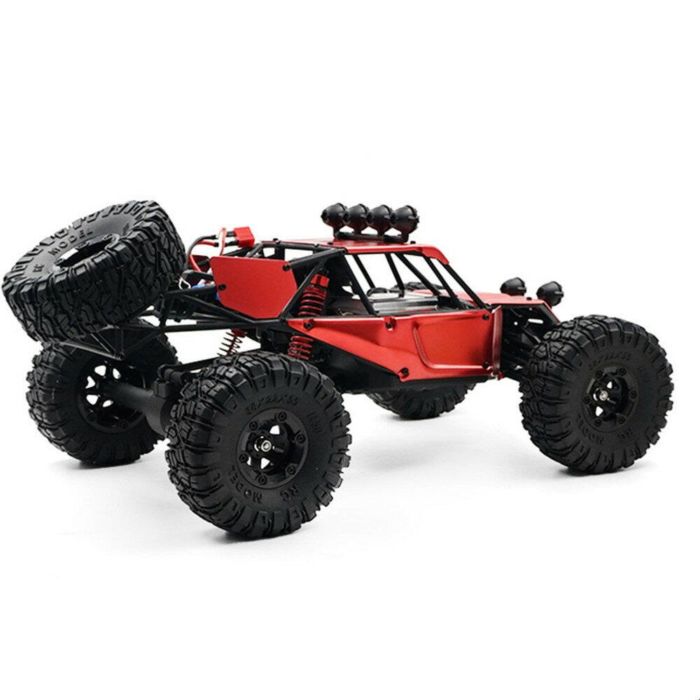 With Two Battery 1500+3000mAh 1/12 2.4G 4WD Brushless RC Car Metal Body Shell Truck RTR Toy