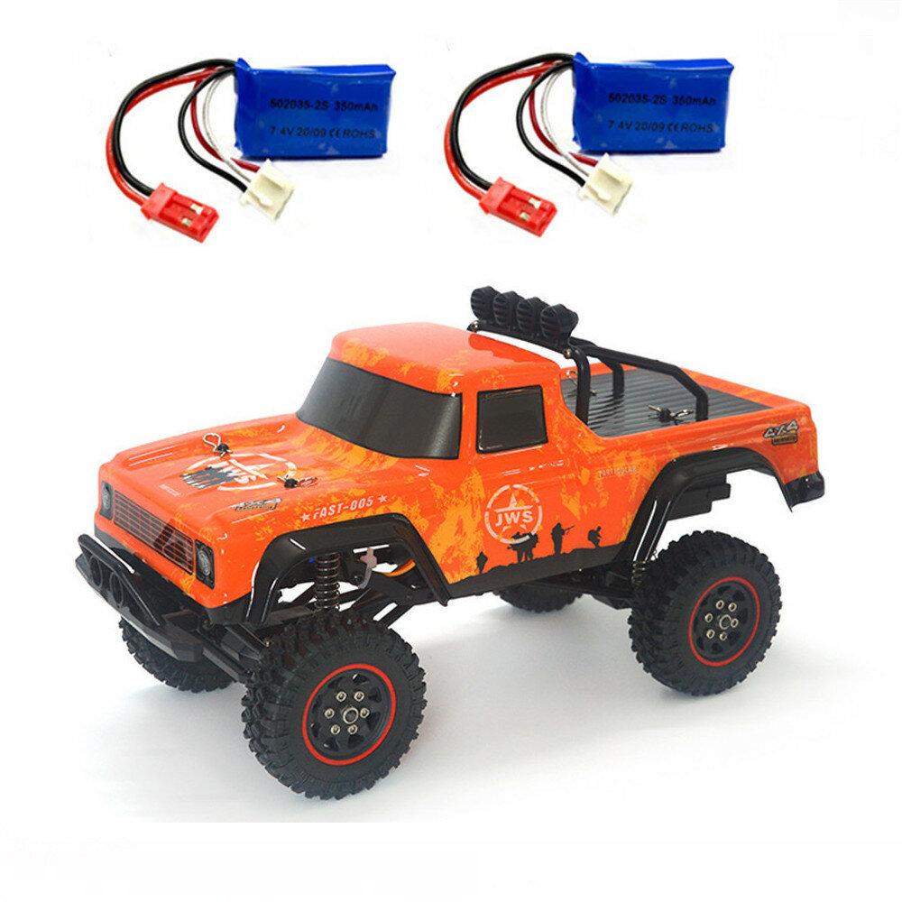 Several Battery RTR 1/18 2.4G 4WD RC Car Vehicles Model Truck Off-Road Climbing Children Toys