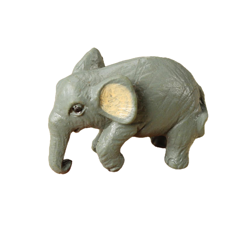 Tiny Q 2.8CM Elephant Mini Ornament Furnishing Articles