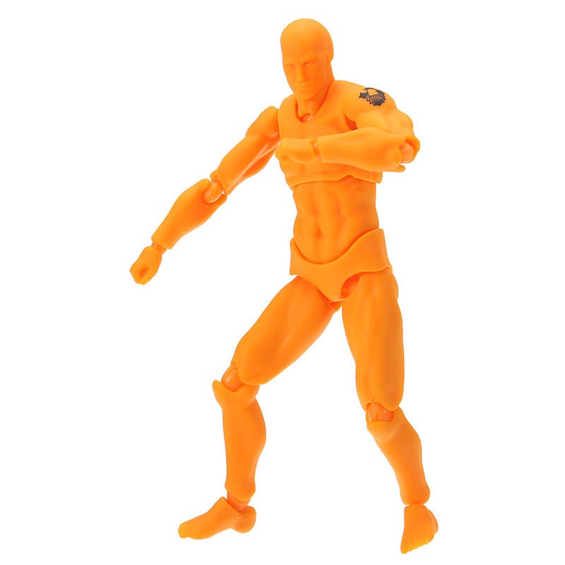Deluxe Edition Orange Male Style PVC Action Figure Toys Collectible Model Dolls Toy