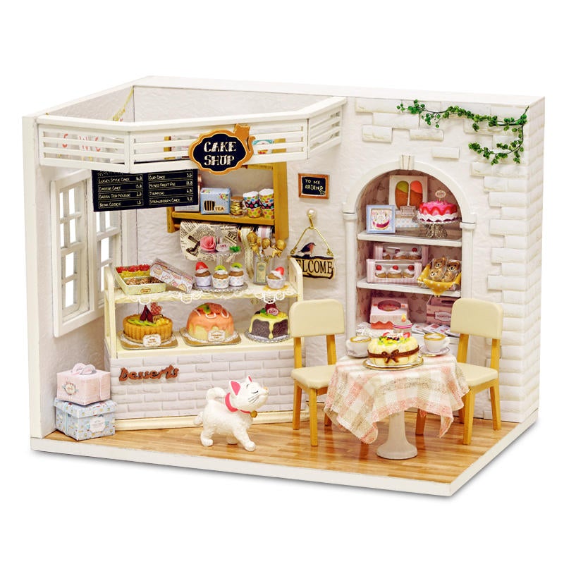 Cake Diary Shop DIY With Music Cover Light House Model