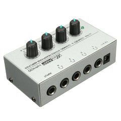 4 Channel Headphone Ultra-compact Audio Stereo Amp Microamp Amplifier