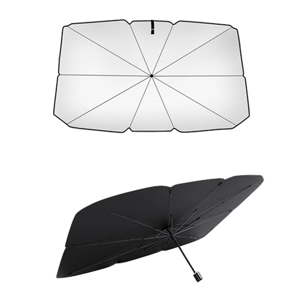 Car Vehicle Sunshade Outdoor Auto Umbrella-type Sunproof Foldable Summer Cover Accessories