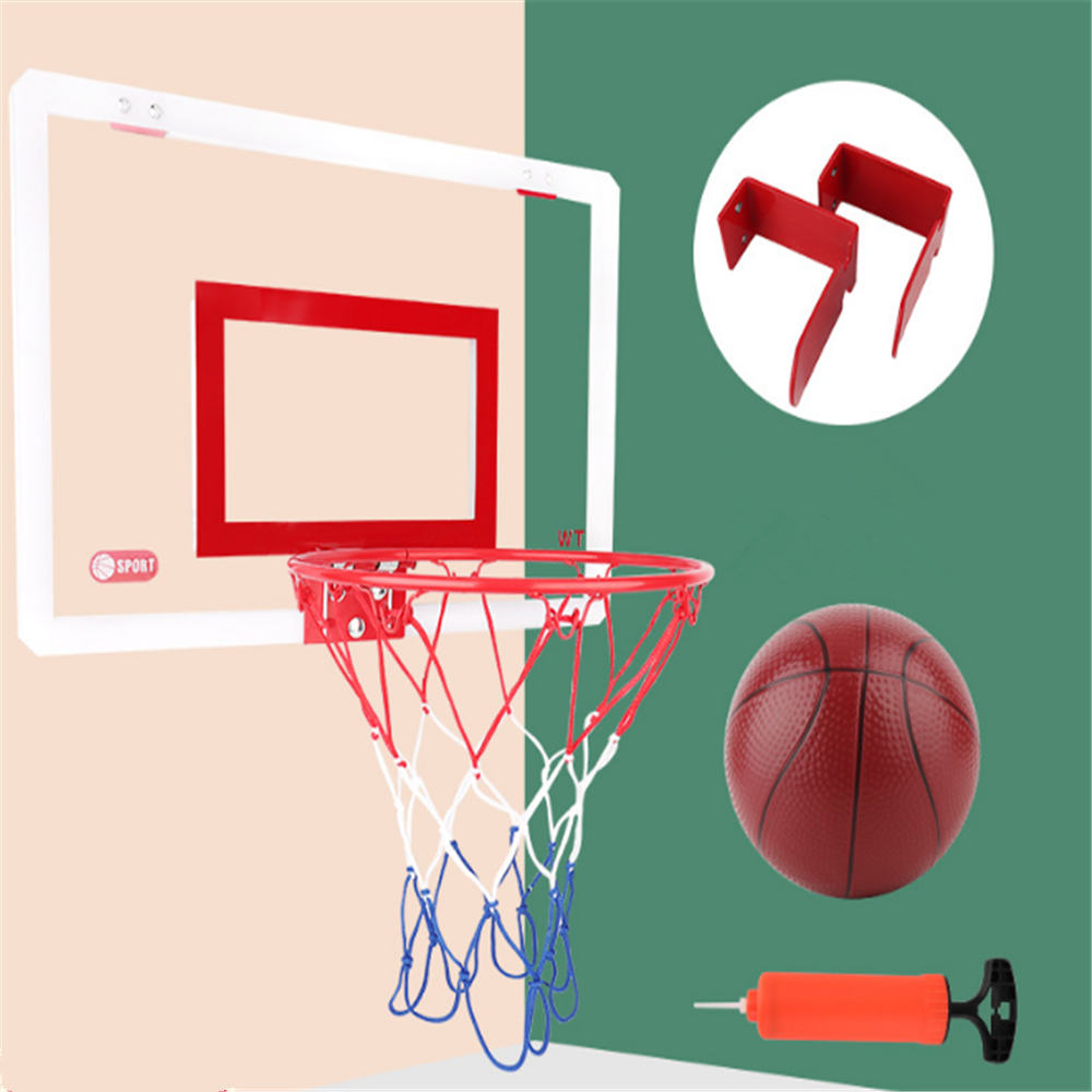 Basketball Door Wall-Mountable Spikeable Transparent Basketball Board Toys