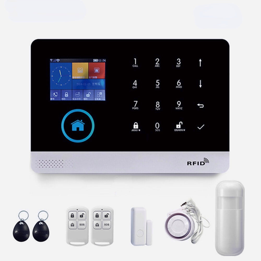 Alarm System for Home Burglar Security 433MHz WiFi GSM Alarm Wireless Tuya Smart House App Control