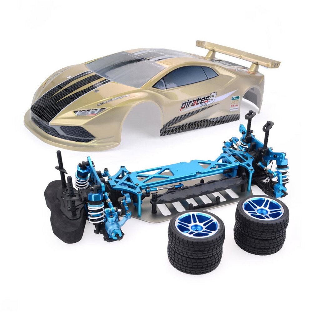 1/10 4WD RC Car Tourning Vehicles Frame Kit without Electronic Parts