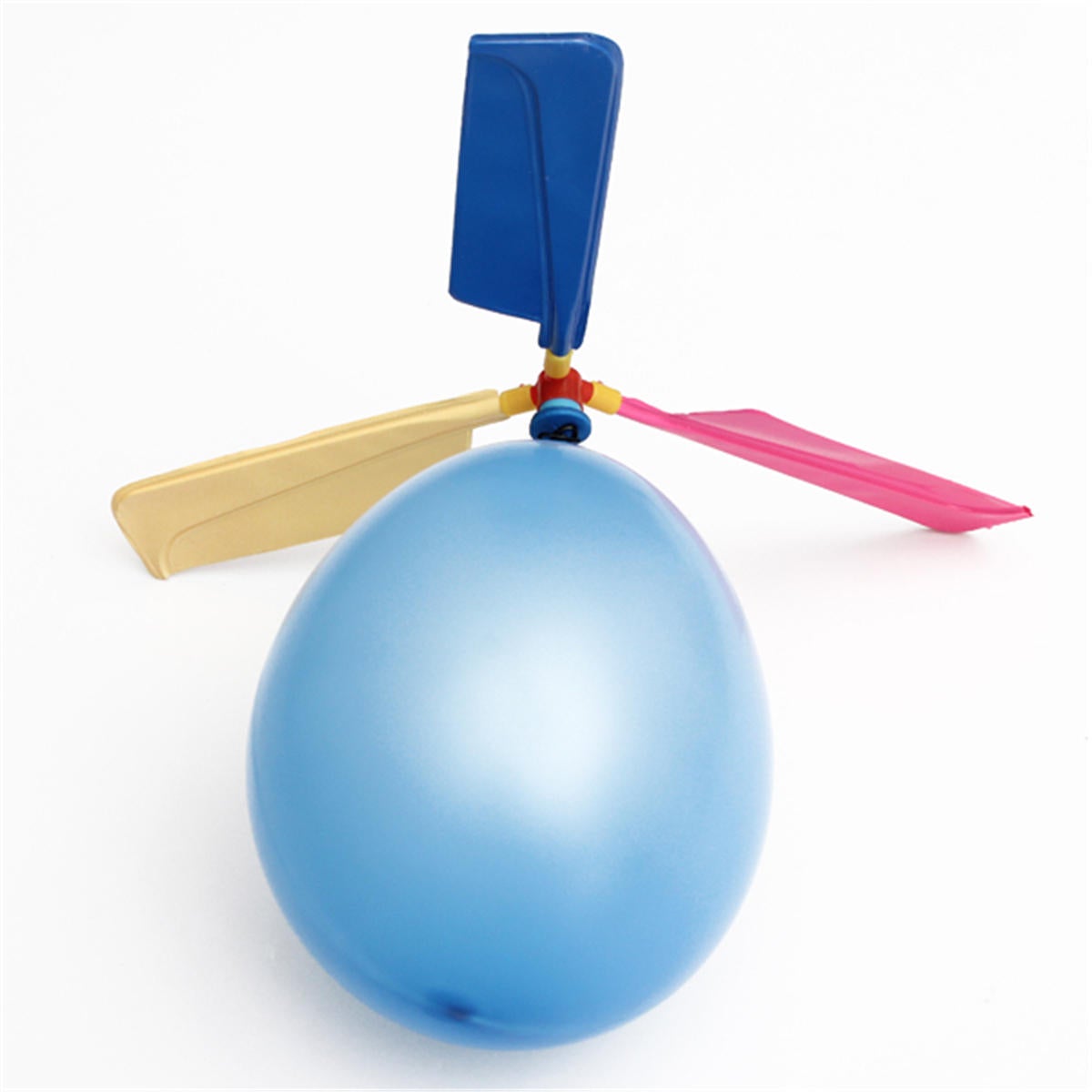5Pcs Colorful Traditional Classic Balloon Helicopter Portable Flying Toy