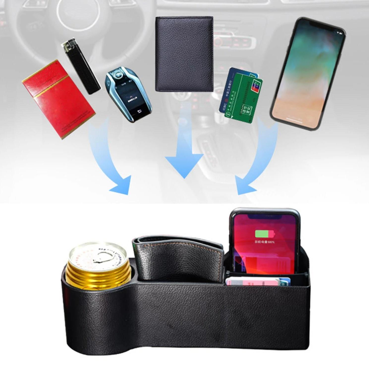 Car Seat Gap Organizer Wireless Mobile Phone Charging Storage Box