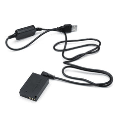 5V USB Cable DC 8.4V Power Bank+DR-E 12 DC Coupler LP-E12 Dummy Battery for Canon EOS M EOS M2 M10 M50 Camera