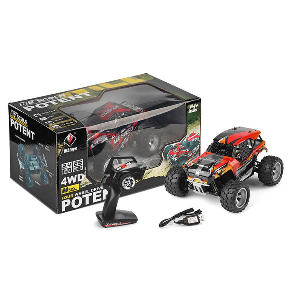 1/18 2.4G 4WD Electric RC Car Off-Road Truck Vehicles RTR Model