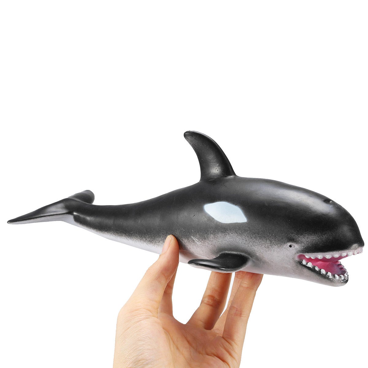30cm White Shark Killer Whale Soft Model Toys Glue Material