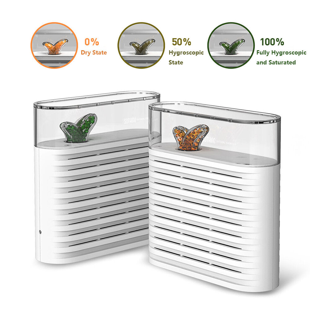 Portable Plant Air Dehumidifier Rechargeable Reuse Dryer Moisture Absorber PTC Ceramic Heating