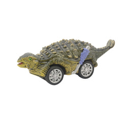 Multi-shape Simulation Cartoon Cuteness Dinosaur Animal Doll Four-wheel Drive Return Inertial Push and Pull Car Toy for Kids Gift