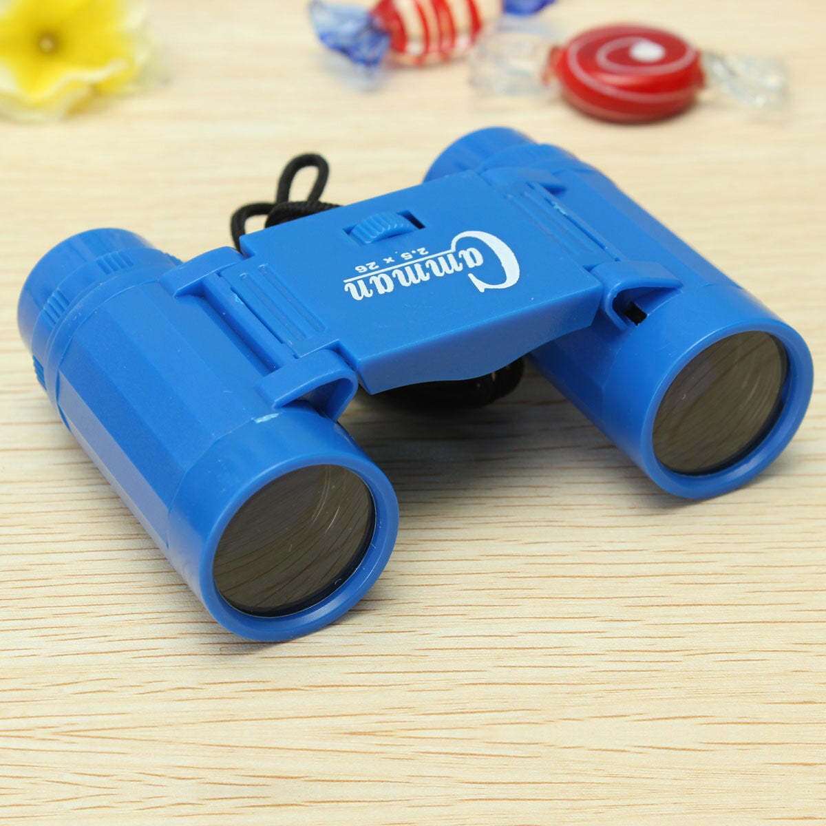 Childrens 2.5 x 26 Magnification Toy Binocular Telescope + Neck Tie Strap