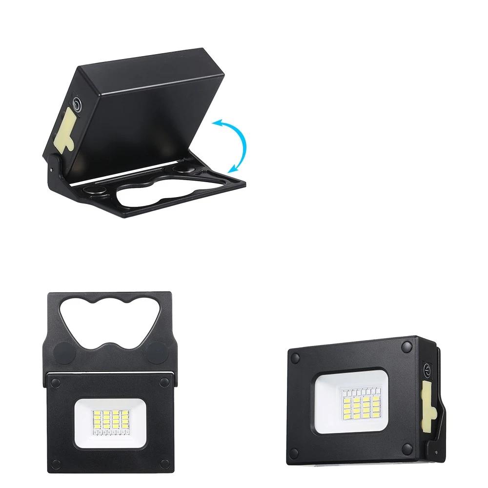 Portable LED Pocket Floodlight, Mini Power Bank High Bright for Outdoor Camping Hiking Emergency