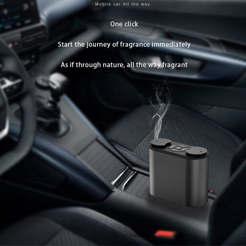 5V Dual-spray Aroma Diffuser USB Charging Essential Oil Diffuser Air Purifier 4000mAh Battery Life for Car Home Office
