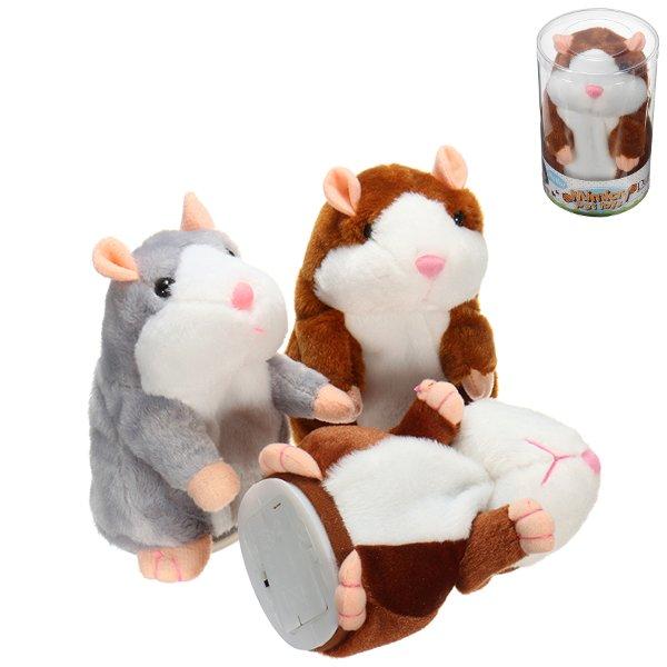 Talking Hamster Pet 15cm Christmas Gift Plush Toy Cute Speak Sound Record Stuffed Animal Toy