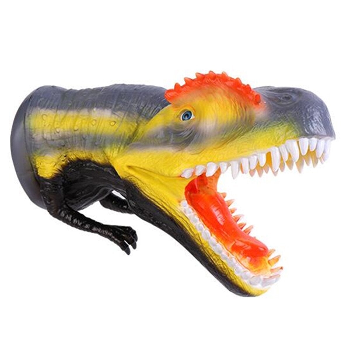 Dinosaur Hand Puppet Realistic Museum Details Jurassic Play Diecast Model Decor Toys Collection