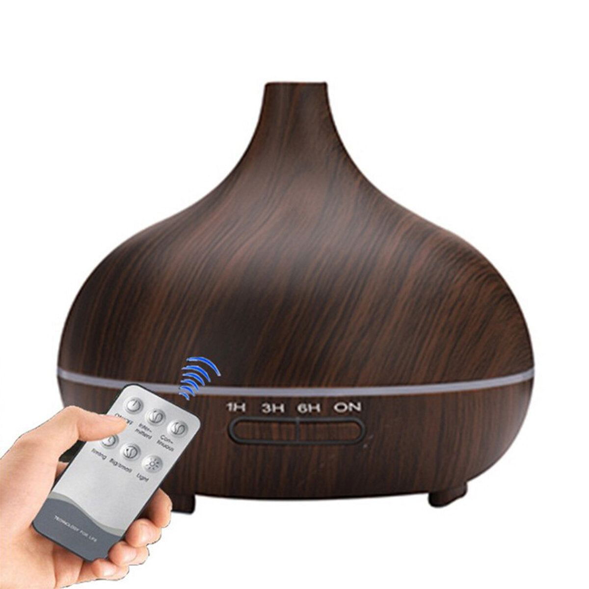 300ML Essential Diffuser Aromatherapy LED Ultrasonic Humidifier Air Purifier 220V