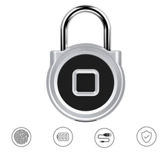 Fingerprint Padlock 20 Sets with USB Charging Port Led light for Pick-up trucks Bicycle warehouse Garages House Door