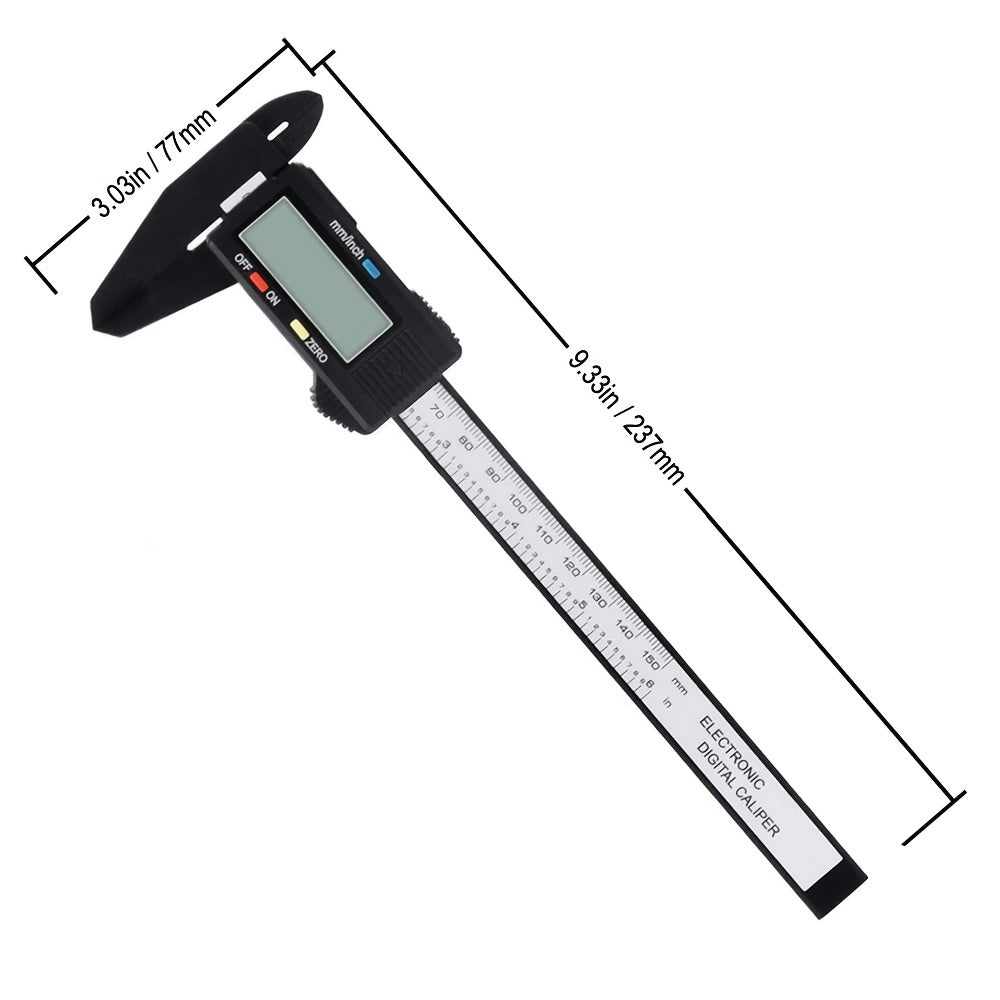 0-6" Digital Caliper Measuring Tool Electronic Micrometer With LED Screen