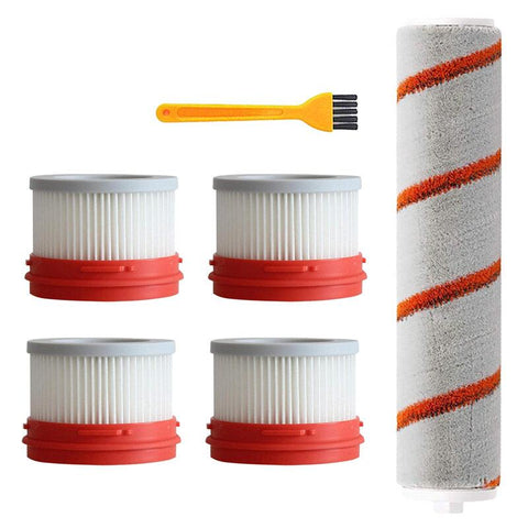 6pcs HEPA Filter For Xiaomi Drame V9 Wireless Handheld Vacuum Cleaner Accessories Hepa Filter Roller Brush Parts Kit