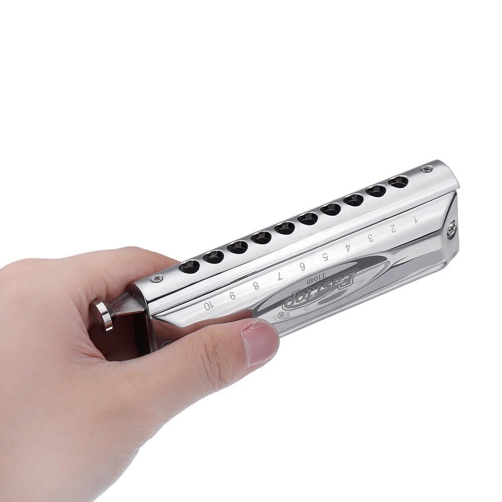 10 Holes 40 Tones Advanced Chromatic Harmonica