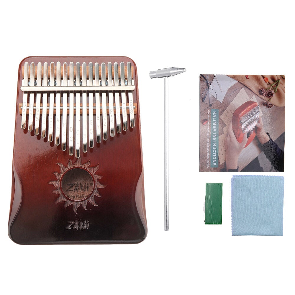 17 Key Kalimba Acacia Thumb Finger Piano Musical Gift for Music Lover,Children,Beginners