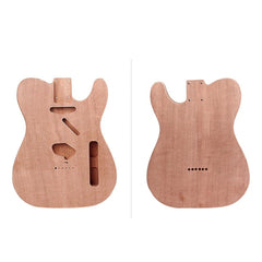 Electric Guitar Body Solid Wood DIY Accessory Natural Color