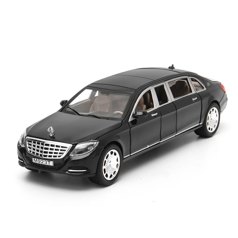 1:32 S600 Limousine Diecast Metal Car Model 20.5 x 7.5 x 5cm Car in Box Black