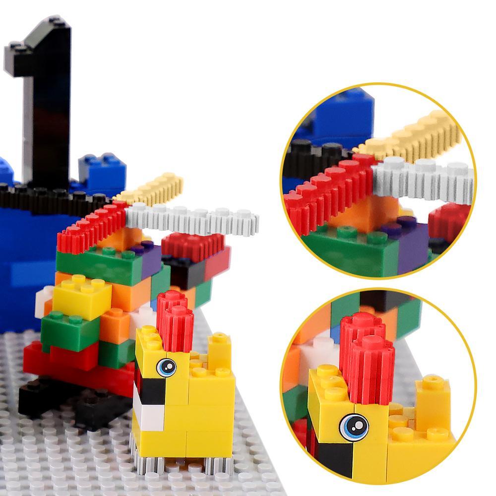 Kids Classic Building Construction Blocks with Base Plate