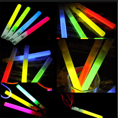 100pcs LED Flashing Light Novelty Toys Glow Stick for Festivities Decoration