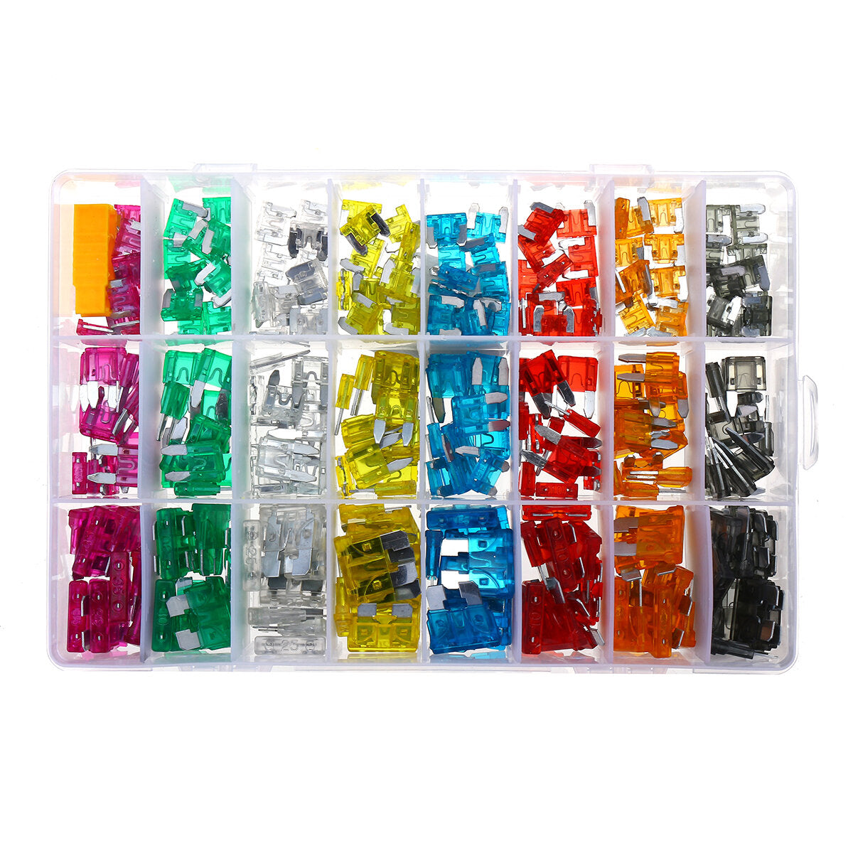 100/140/220/272/300PCS Fuses Assortment Kit Medium Small Fuse Kit Fuses Puller