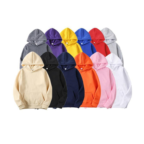 Casual Sweatshirts Solid Color Hoodies Sweatshirt Tops For Men'S