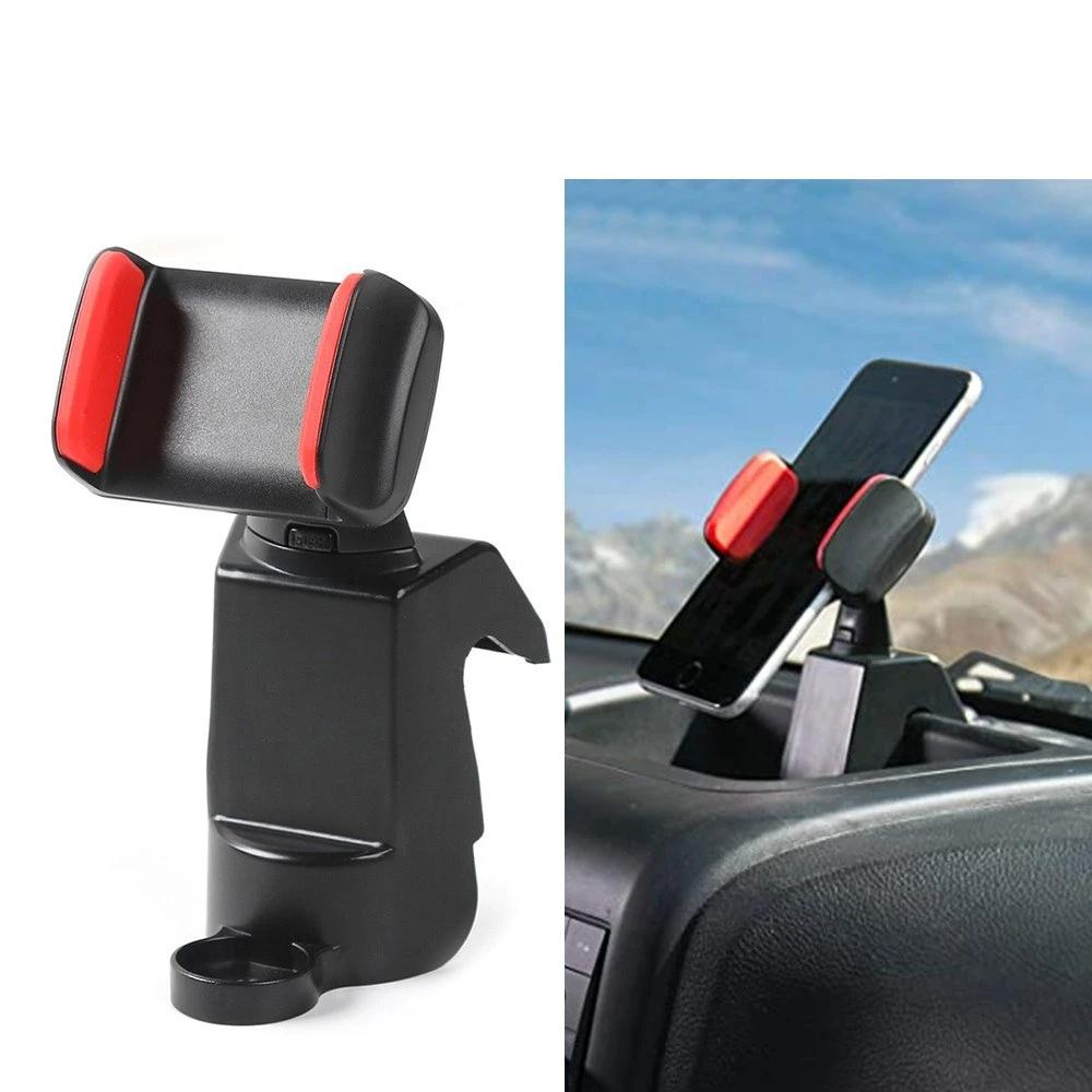 Car Phone Mount, Universal Dashboard Cell Holder Fit for Jeep Wrangler JK 2011-2018